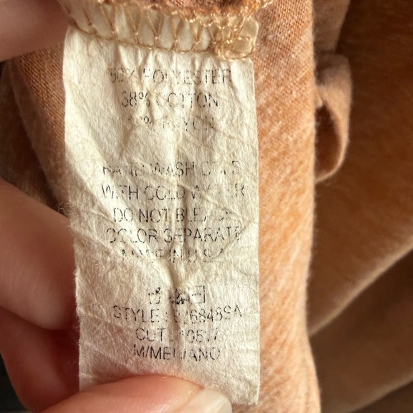 Tan Smocked Wide Leg Jumpsuit Size Medium - Picture 11 of 11